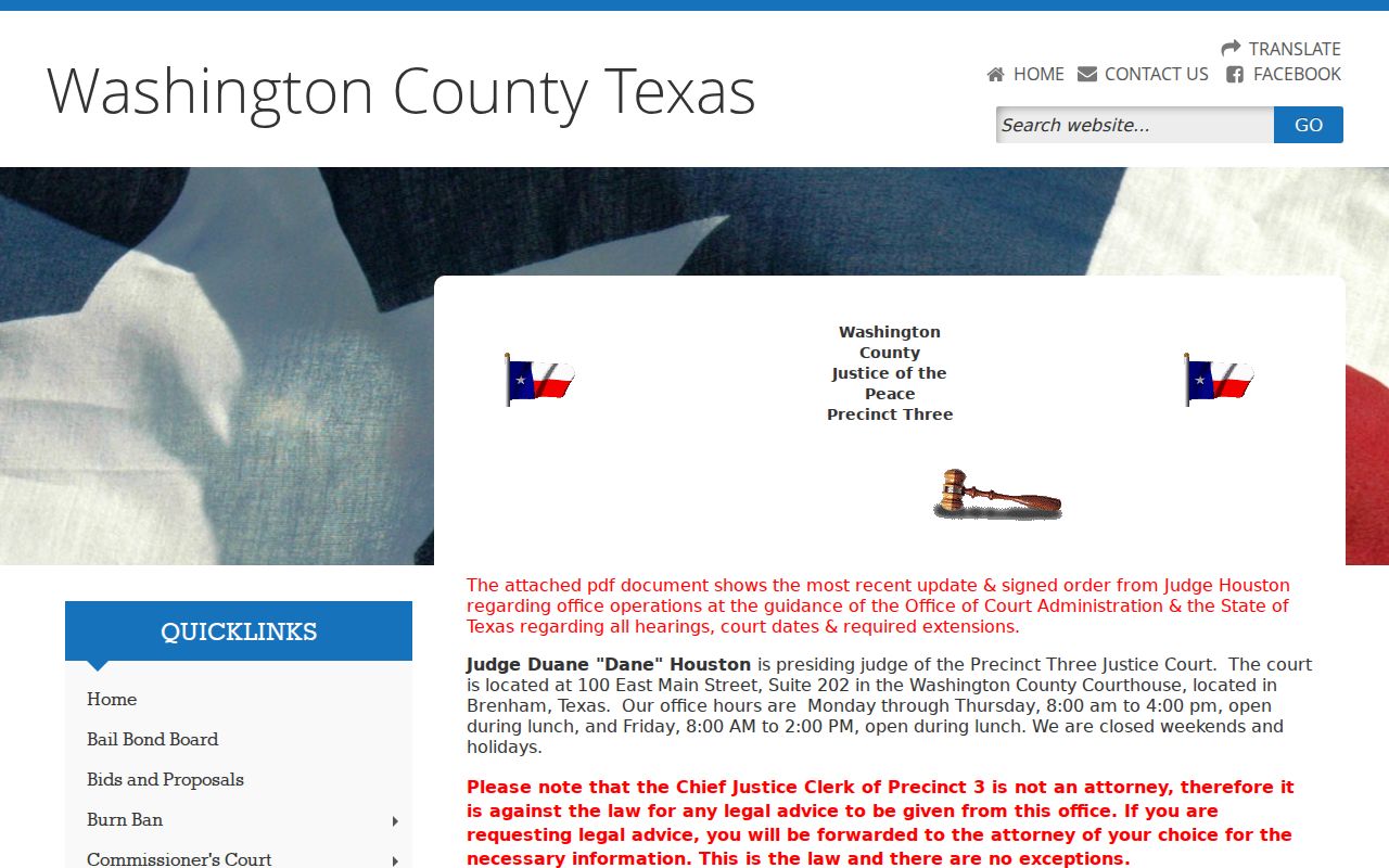 Washington County JP3 traffic forms and defensive driving instructions
